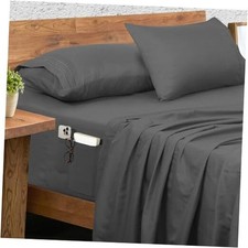 Ultra Soft 1800 Double Brushed Microfiber Sheet Set - Shrink Fade Resistant