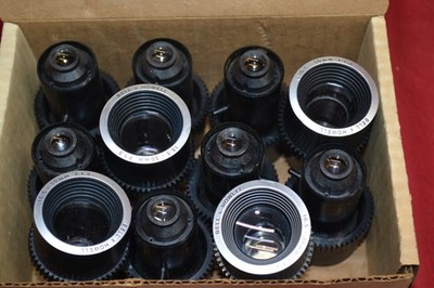 11) VINTAGE BELL & HOWELL REPLACEMENT LENSES * 16.5-30MM F/1.3 MX43 MOVIE PROJ.