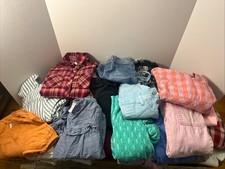 Big Lot Girls Clothes Size 7-8-9 Stylish Name Brands - Lot of 33 Items 