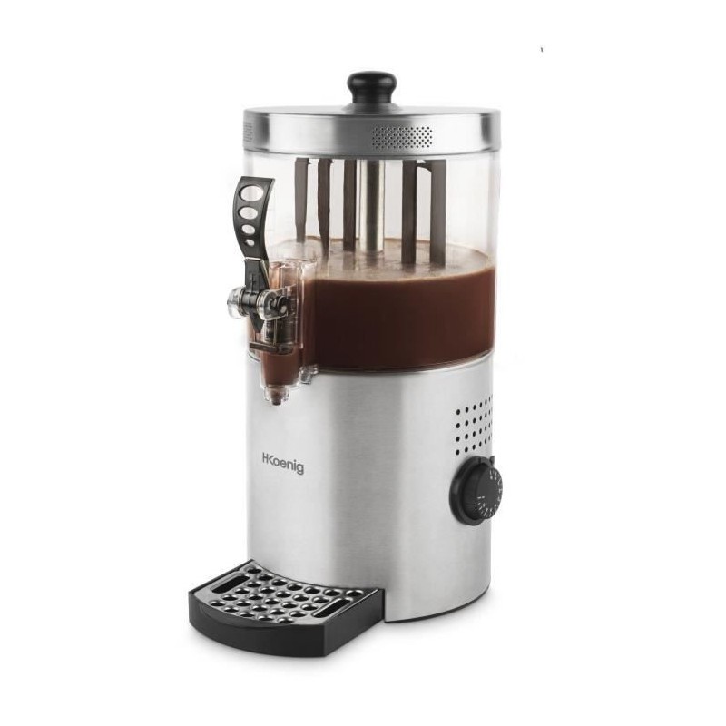 Distributeur de chocolat chaud pour des goûters d'hiver en famille
