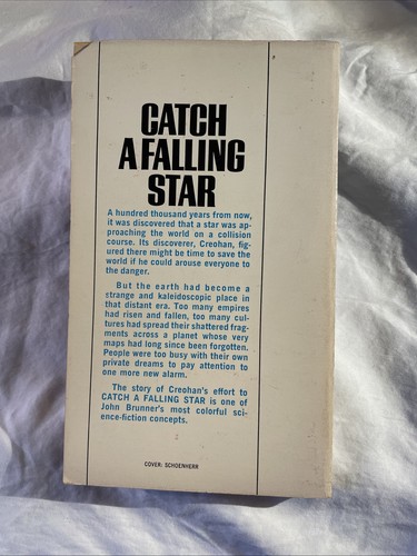 Catch a Falling Star John Brunner PB Ace G-761 (1968) VG - Imagen 3 de 5
