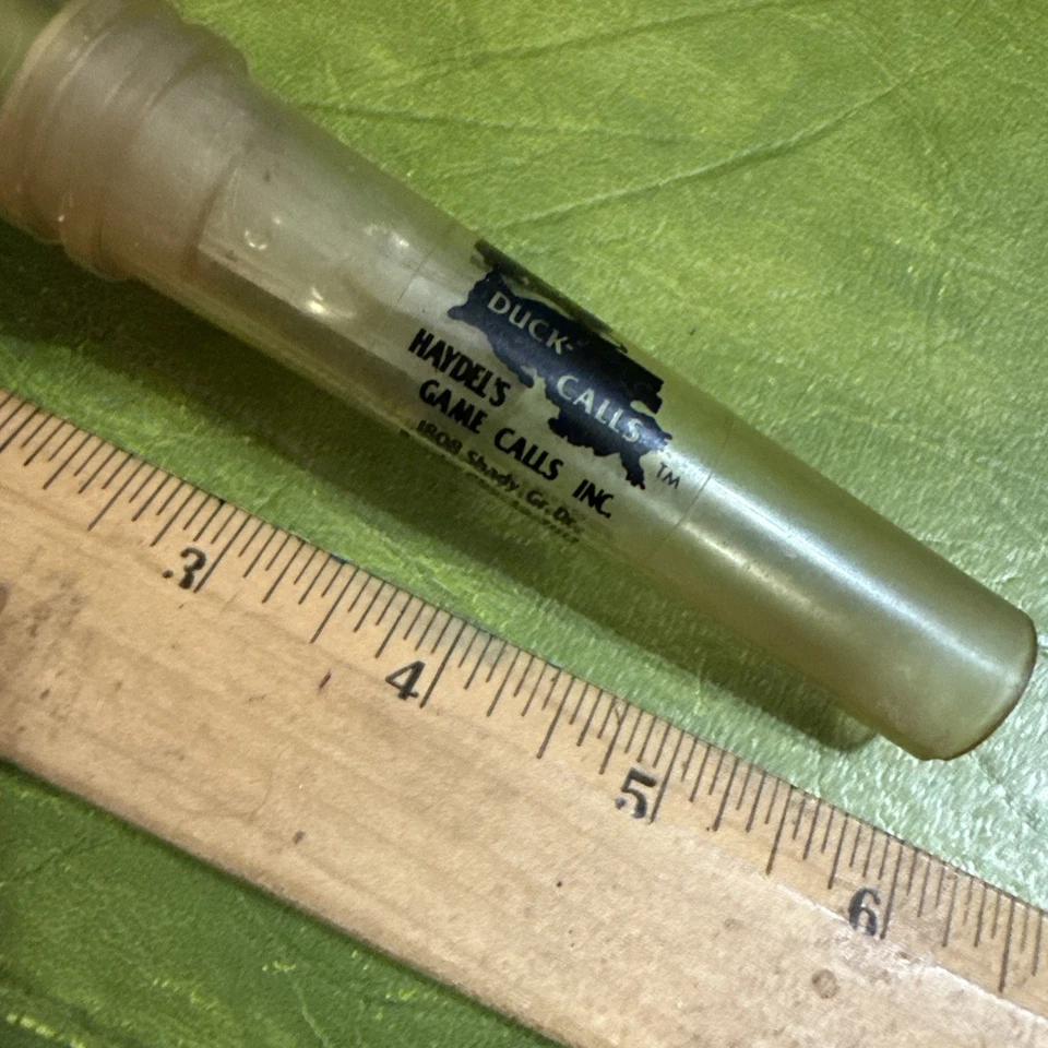Vintage HAYDEL'S GAME CALLS INC H-81 HONKER GOOSE CALL Sounds Great Louisiana - Image 3 of 4
