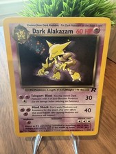 Pokémon TCG Dark Alakazam Holo carta rara 1/82