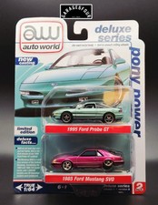 Auto World / ERROR / Pony Power 2 Pack / '85 Ford Mustang SVO  '95 Probe GT