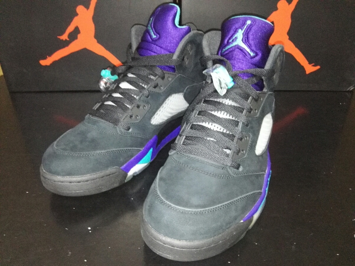 NIKE Men 11.0US Us11 / Air Jordan 5 Retro Black Grape Purple Og | eBay