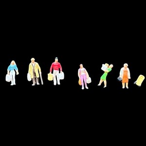 Preiser 88515 Shopping People 1:220 Scale Z-Gauge Model Railroads