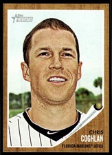 2011 Topps Heritage Chris Coghlan Florida Marlins #408