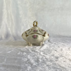 Vintage Porcelain Covered Dish with Roses & Gold Accents - Very Beautiful Dish! — photo 7