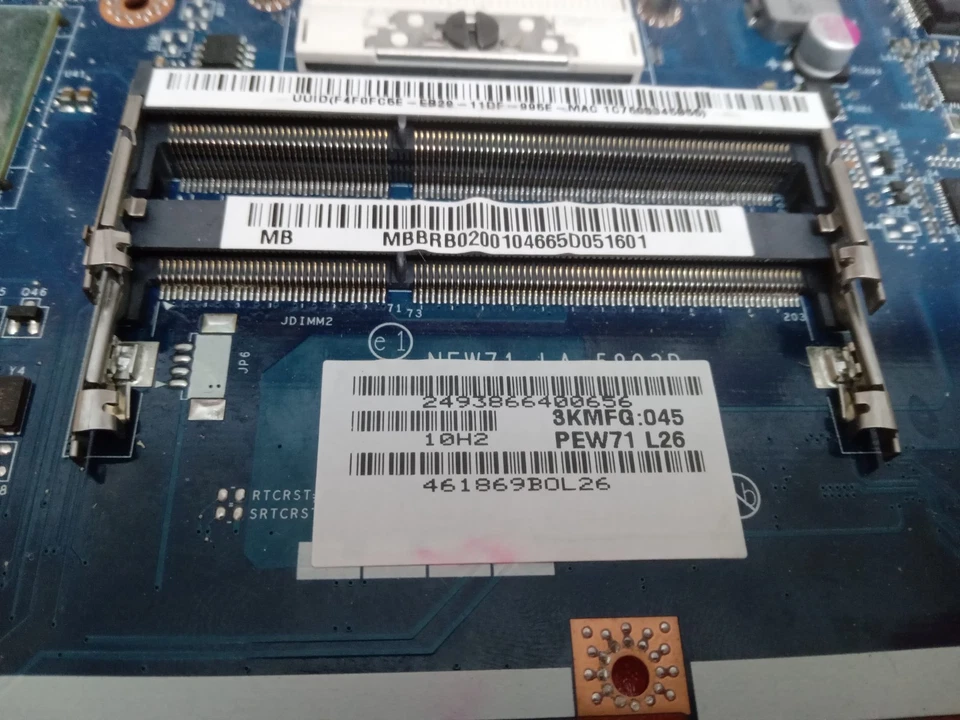 Acer Aspire 5742G SCHEDA MADRE cpu I7 640M 8 gb RAM - Immagine 2 di 4