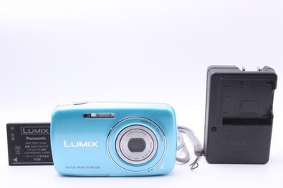 DMC-S1 LUMIX Panasonic ブルー Tested Camera Digital Compact Blue Light DMC-S1 LUMIX Panasonic デジタルカメラ