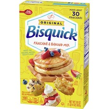Bisquick Original Pancake and Baking Mix - 20 Ounce Per Case - 12 Per Case