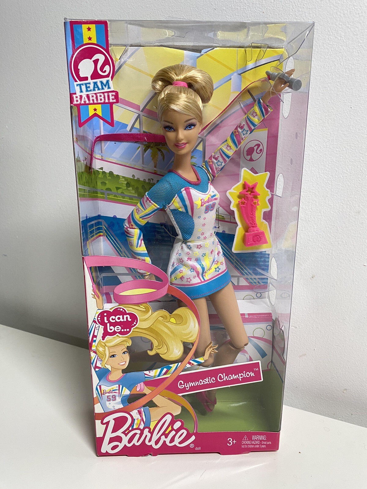 Team Barbie Olympic Gymnast Champion W3766 2011 Brand New Unread Ready to Inspire