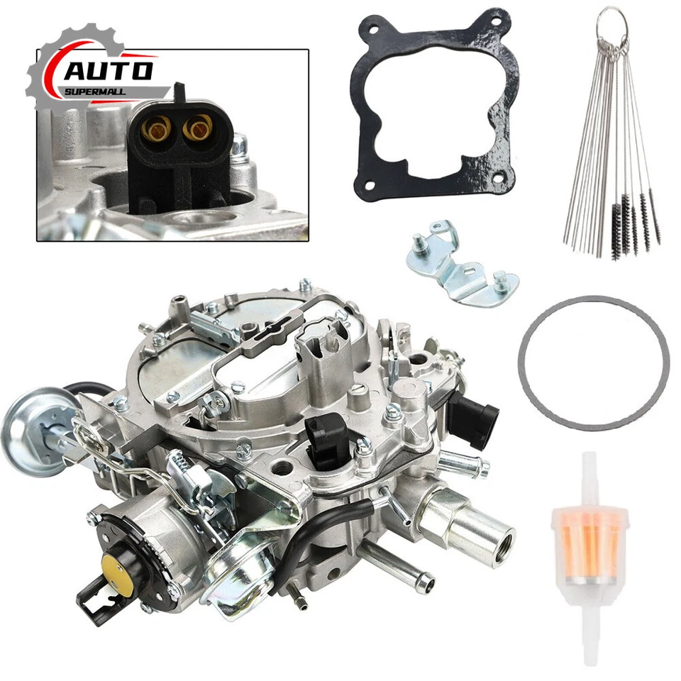 4-Barrel Carburetor For 1981-1990 Oldsmobile Buick Cadillac 307 CU 5.0L Engine Foto 3 de 4