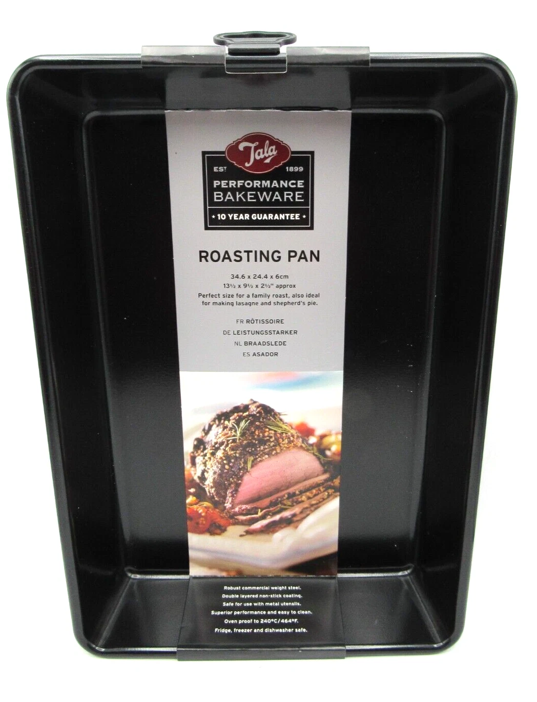 Tala Performance Bakeware Roasting Pan 13.5" x 9.5"x 2.5" Steel Non-Stick NEW
Opens in a new window 