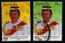 Malaysia 2002 30s, $1 (high value) Installation of Yang di Pertuan Used