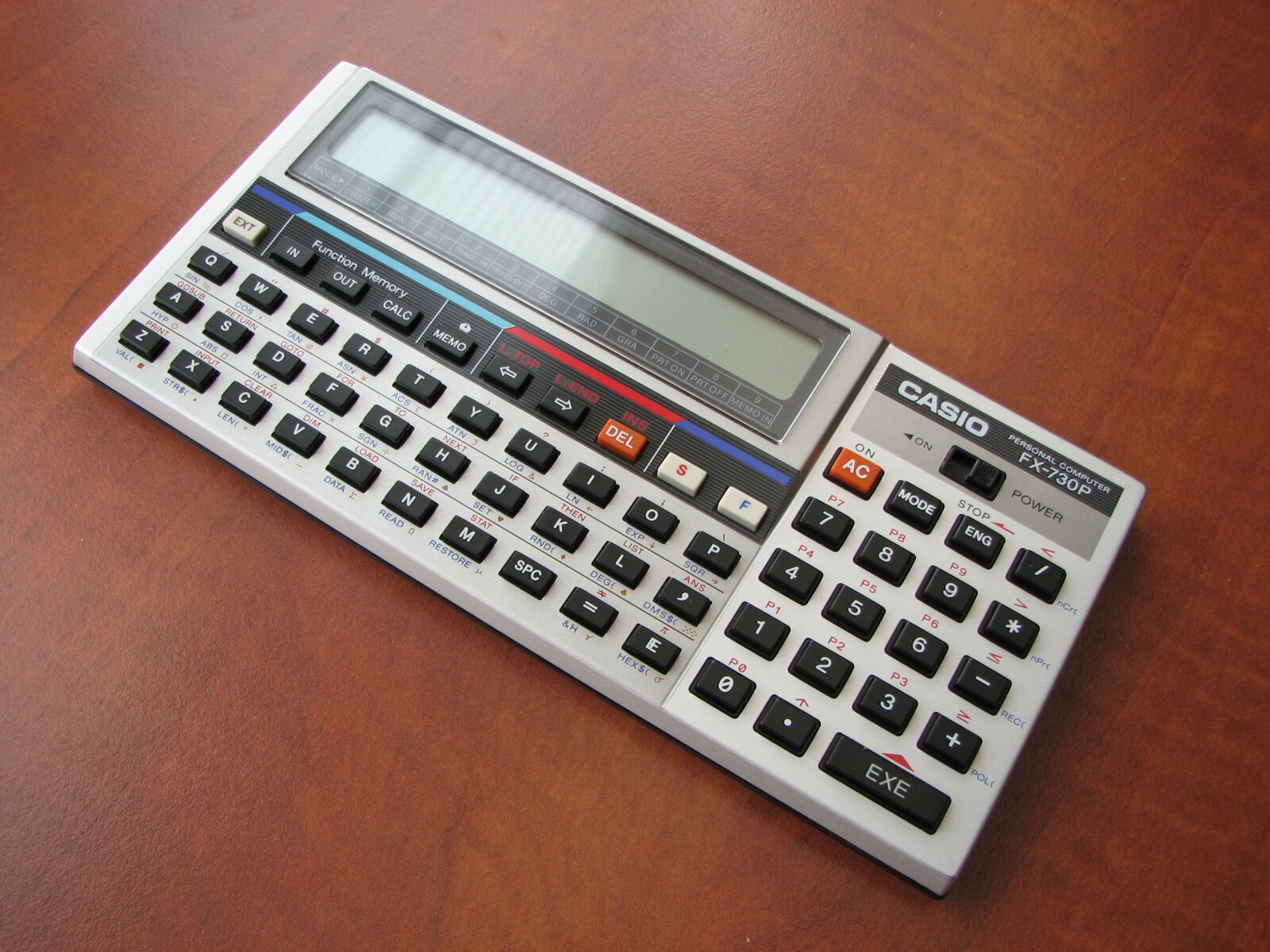fotoelektrisk baggrund Blæse MINT c Vintage 1985 🔴 Casio FX-730P LCD BASIC pocket computer calculator  470286 | eBay