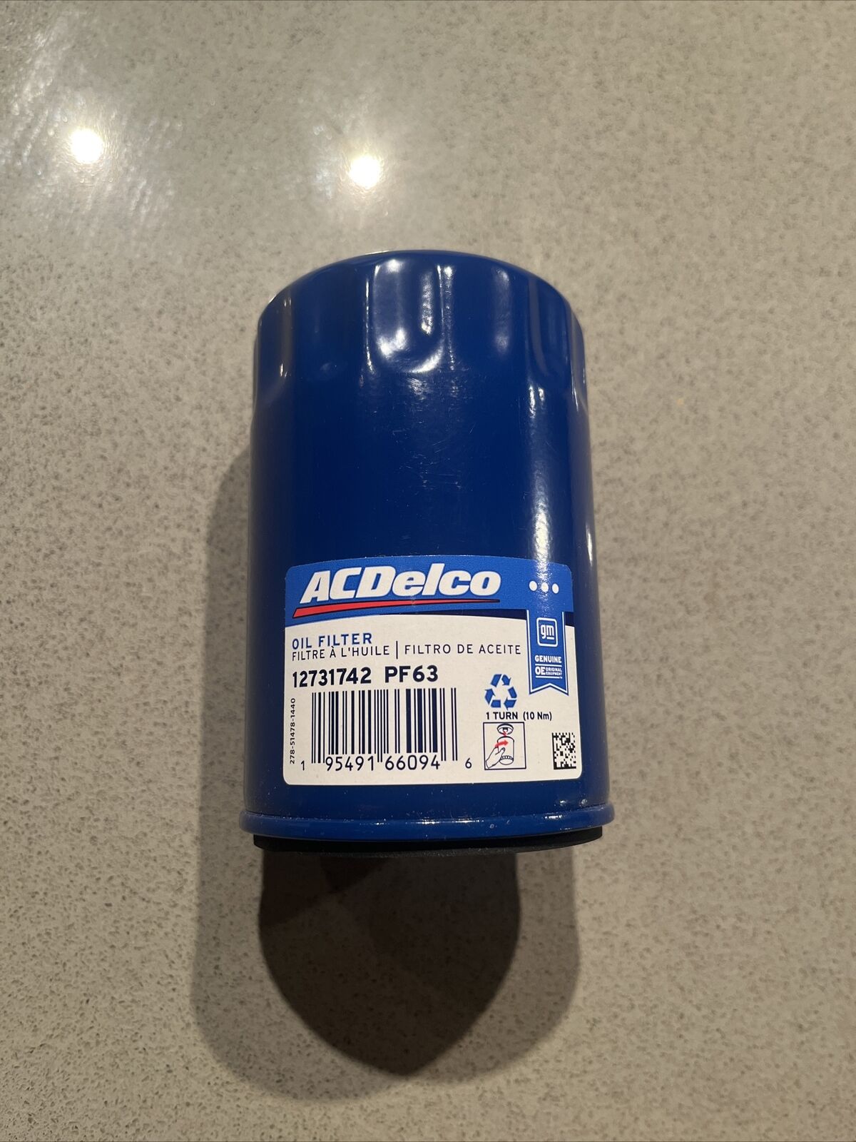 ACDELCO OIL FILTER 12731742 PF63 FOR GM