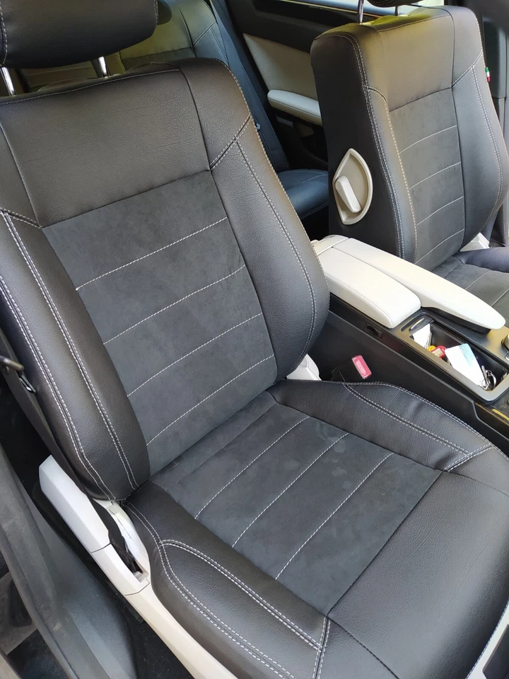 Housses De Siège Sur Mesure Compatibles Avec MERCEDES BENZ W212 (09-16) - Photo 3/4