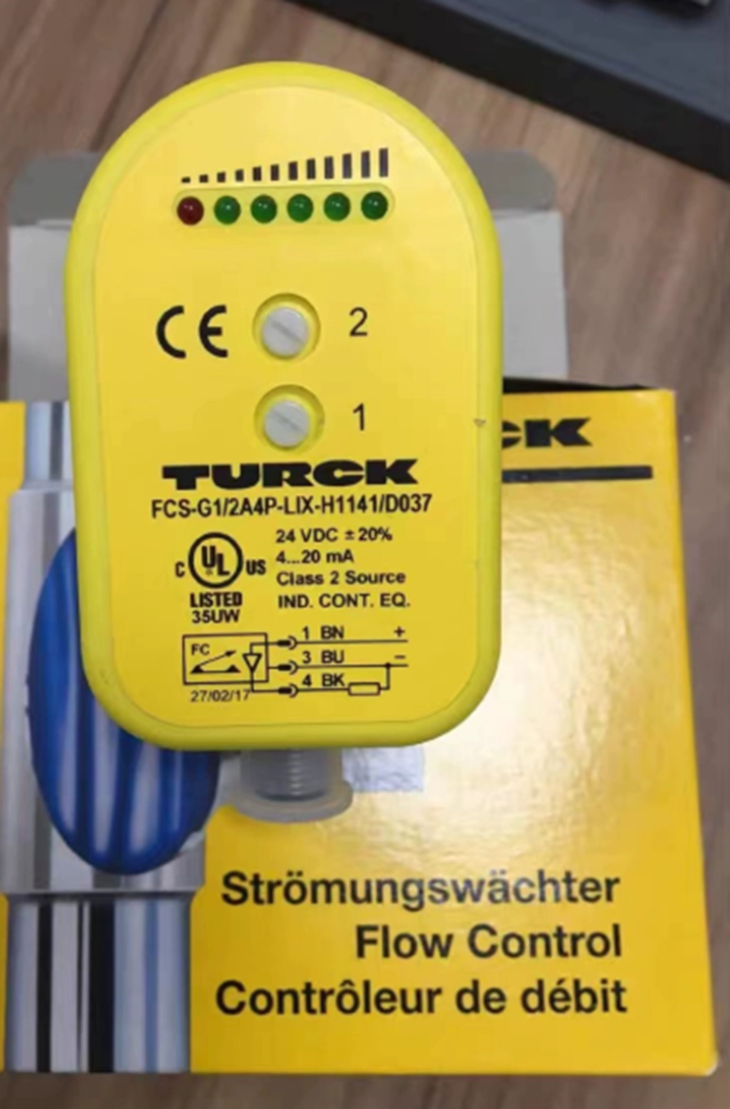 NEW Turck FCS-G1-2A4P-LIX-H1141-D037 Pressure Switch
