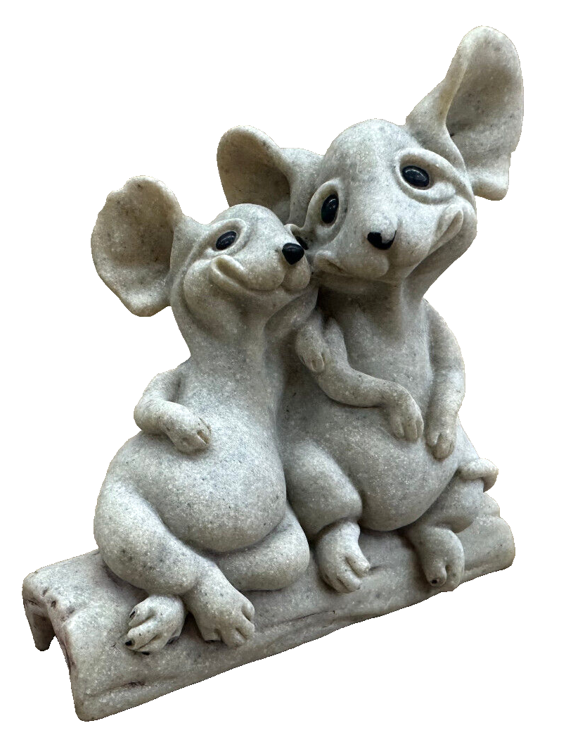 Mice Mouse Figurine Second Nature Design Quarry Critters Mocha