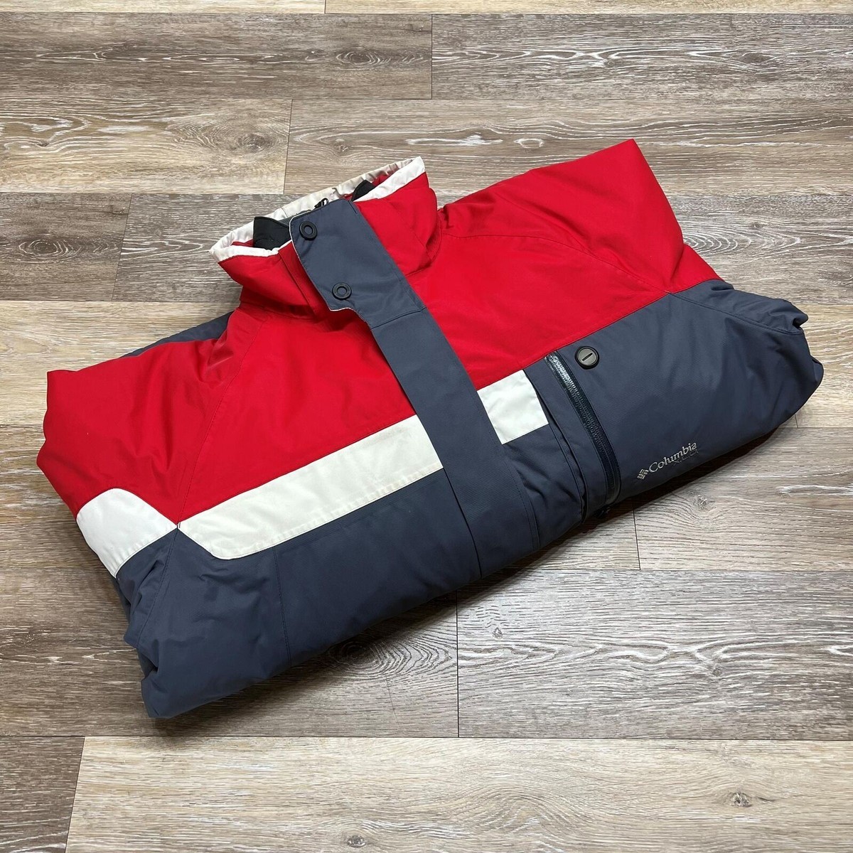 COLUMBIA SPORTSWEAR Core Snap & Zip Red / Grey Interchange