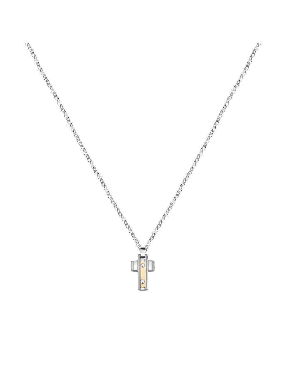 Ожерелье Morellato Gold SATM02 Стальной крест с подвеской для мужчин и женщин 23 58 дюймов 21390₽