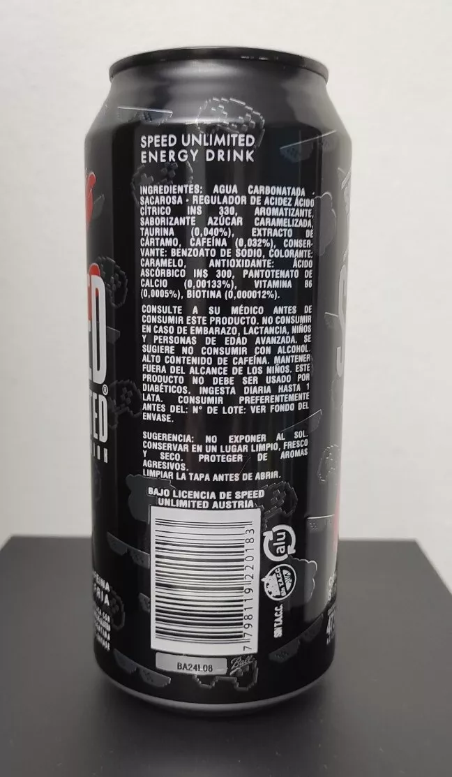 Spreen Streamer Energy Drink EMPTY cans Argentina Can Speed Gamer