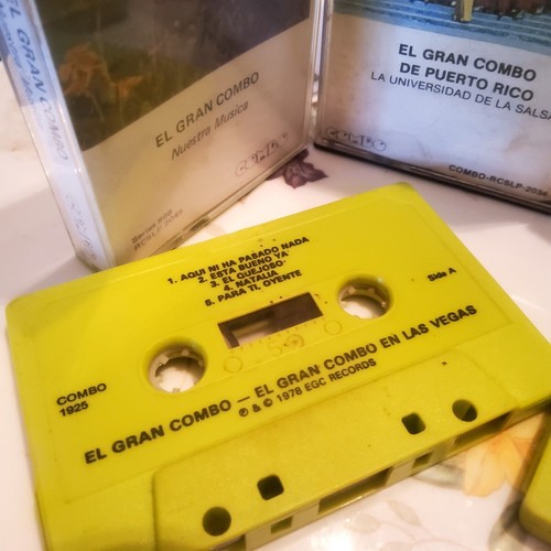 X5 El Gran Combo De Puerto Rico SALSA Cassette Tape Nuestro ANIVERSARIO,UNIVER.Y - Picture 6 of 11