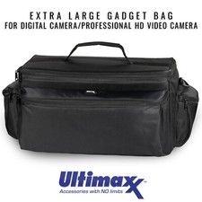 ULTIMAXX Extra Large Soft Padded Camcorder Equipment Bag Case