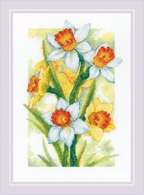 Riolis Counted Cross Stitch Kit Spring Glow. Daffodils R2189 | eBay