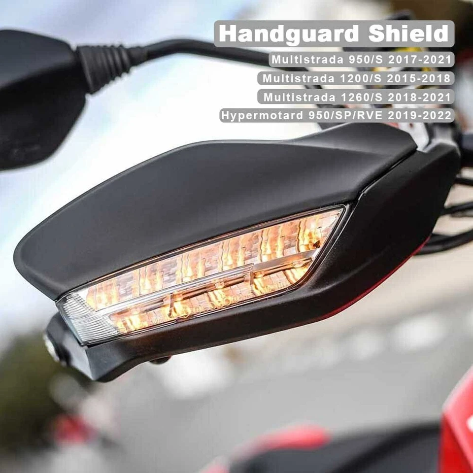 Handguard Shield Cover For Ducati Multistrada 950 1200 1260 Multistrada V2 V2S - Image 4 of 4