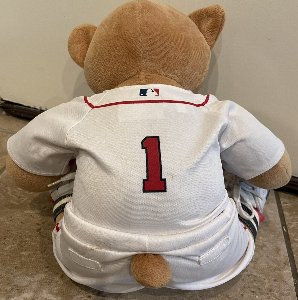 Build A Bear Workshop Boston Red Sox Full Uniform Bear Plush Brown