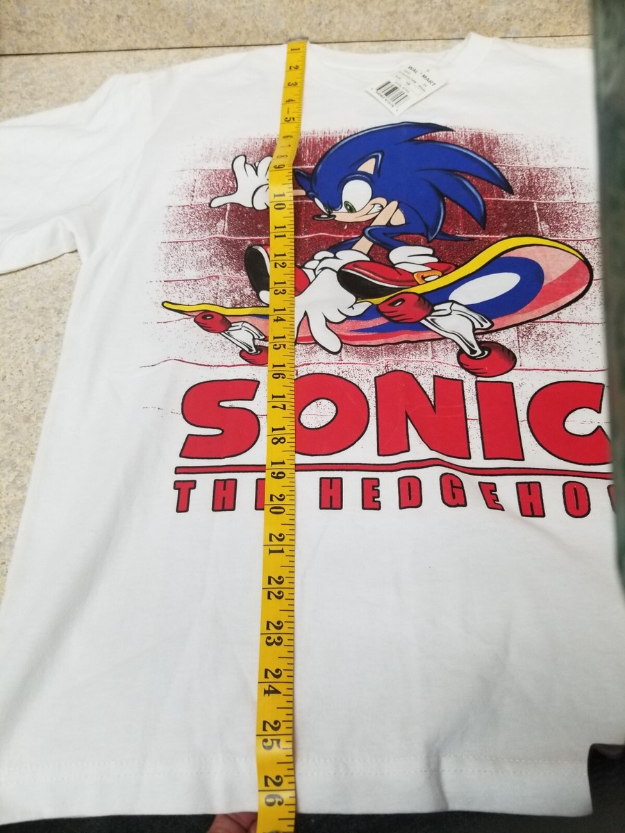 Sonic The Hedgehog Sega Youth Boys SZ 18 Street Skate T Shirt Tee
