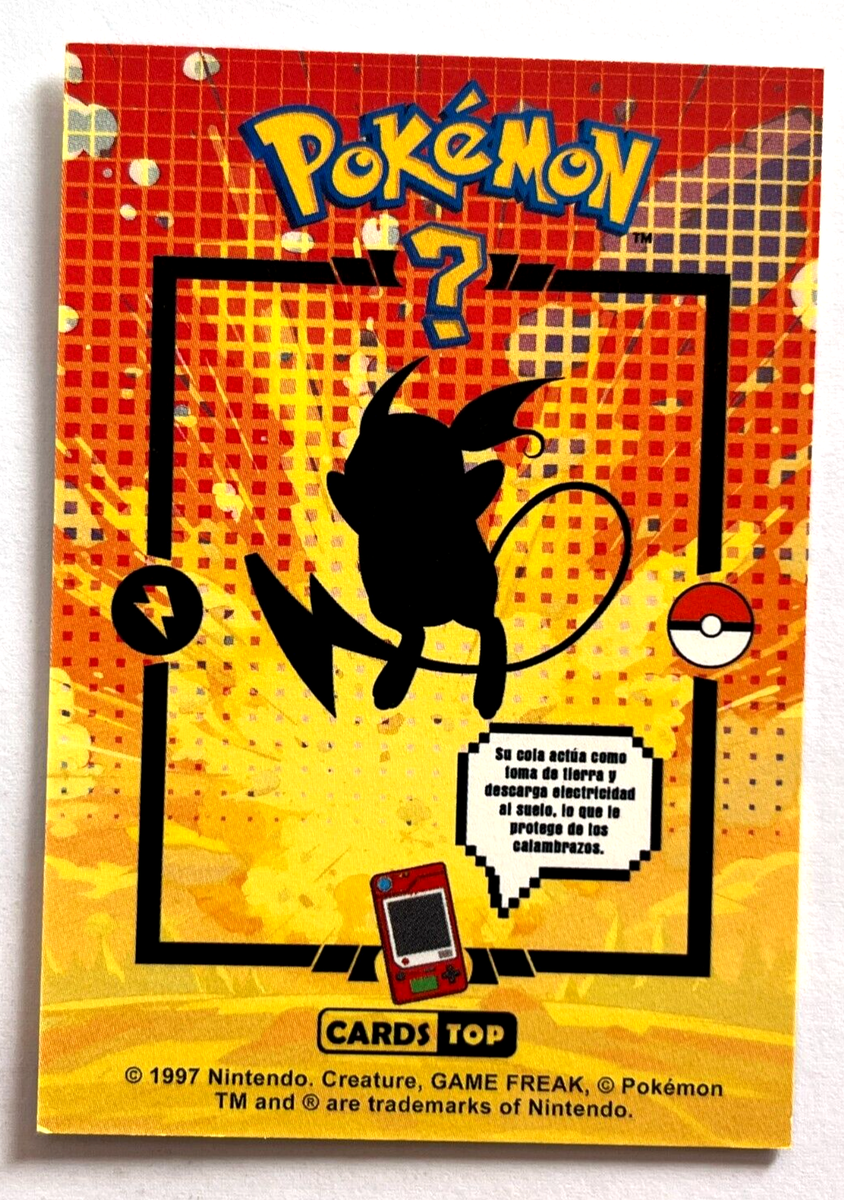 2025 POKEMON KANTO ATTACK Card #026 RAICHU Peru Edition | eBay