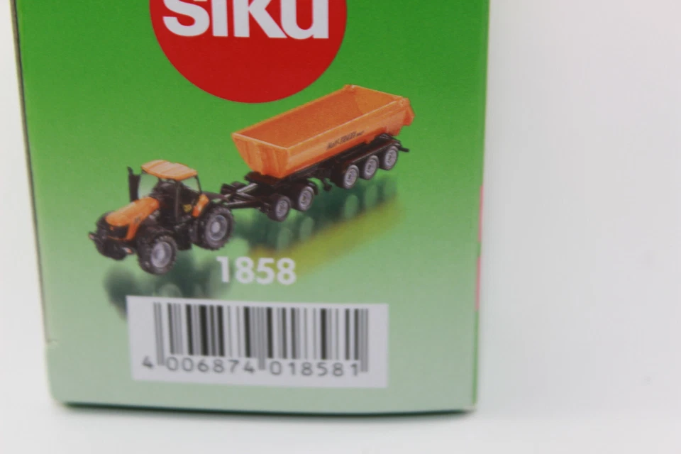 Siku 1858 JCB with Dolly and Dump Truck Tractor 1:87 H0 NEW in OVP - Image 2 of 4