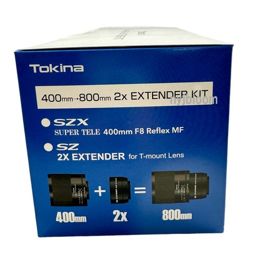 New TOKINA SZX 400mm F8 Reflex MF Lens & 2x Extender Set -SONY E Mount - Picture 4 of 8