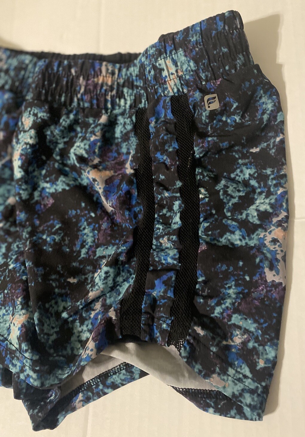 Fabletics Galaxy Tidepool Athletic Lined Shorts X… - image 2