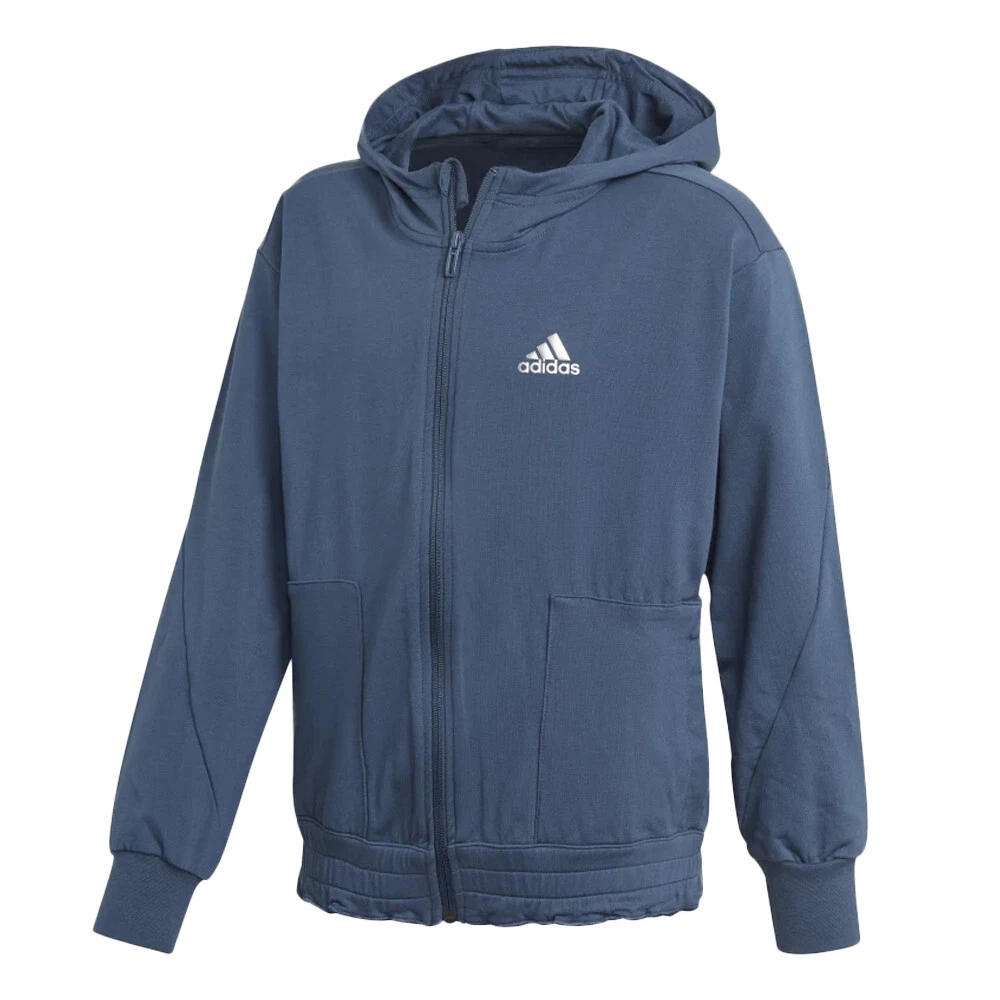 Sweat zipp Bleu gar on Adidas Dance eBay