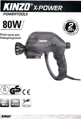 KINZO X Power Sprühpistole elektrisch
