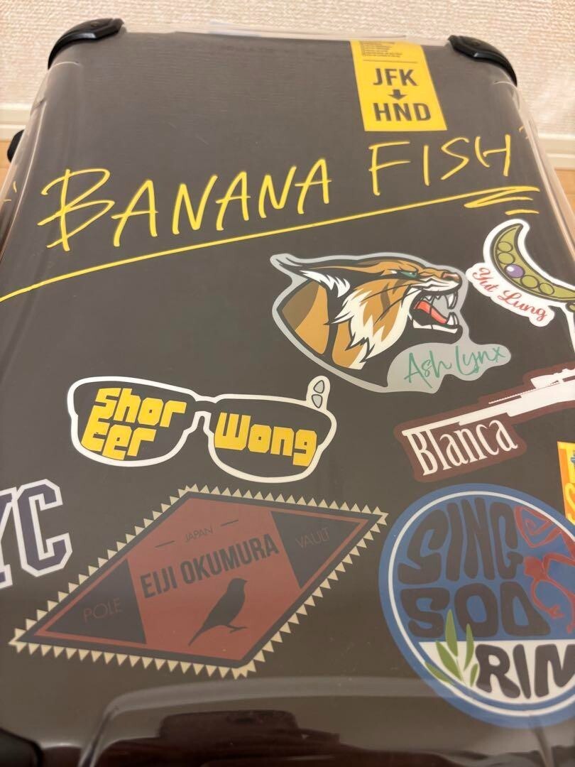 NEW] BANANA FISH Ash Links Suitcase Carry Bag H×W36×D23cm