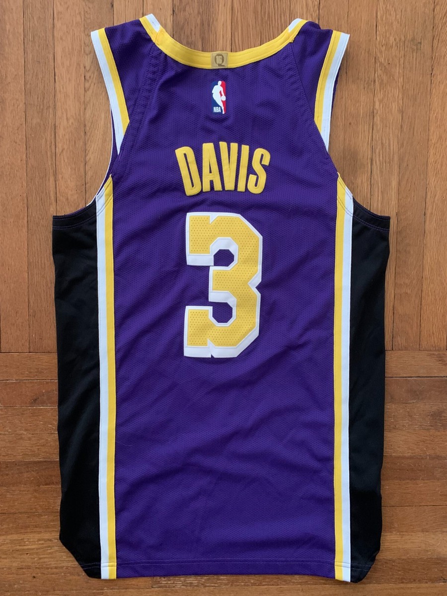 Nike VaporKnit Authentic Anthony Davis Los Angeles Lakers Men's 40