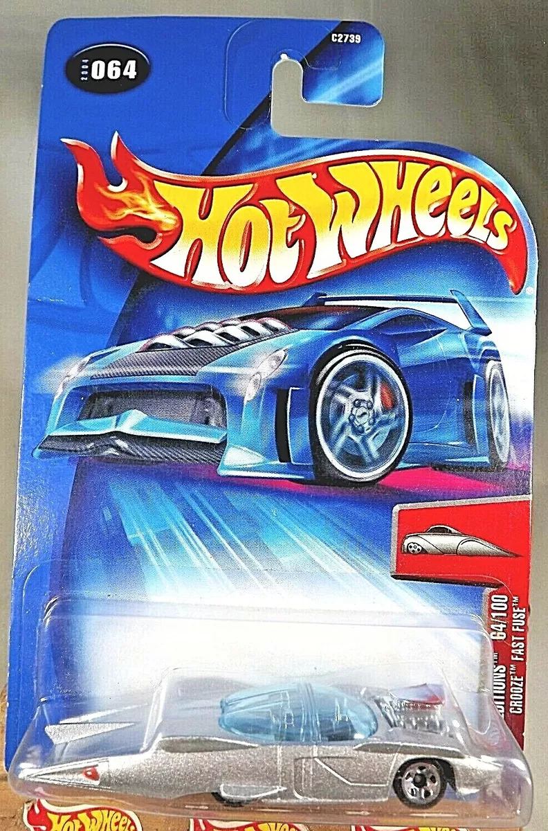 2004 Hot Wheels 64 First Editions 64 100 CROOZE FAST FUSE Silver