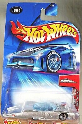 2004 Hot Wheels #64 First Editions 64/100 CROOZE FAST FUSE Silver w/Chrome 5 Sp