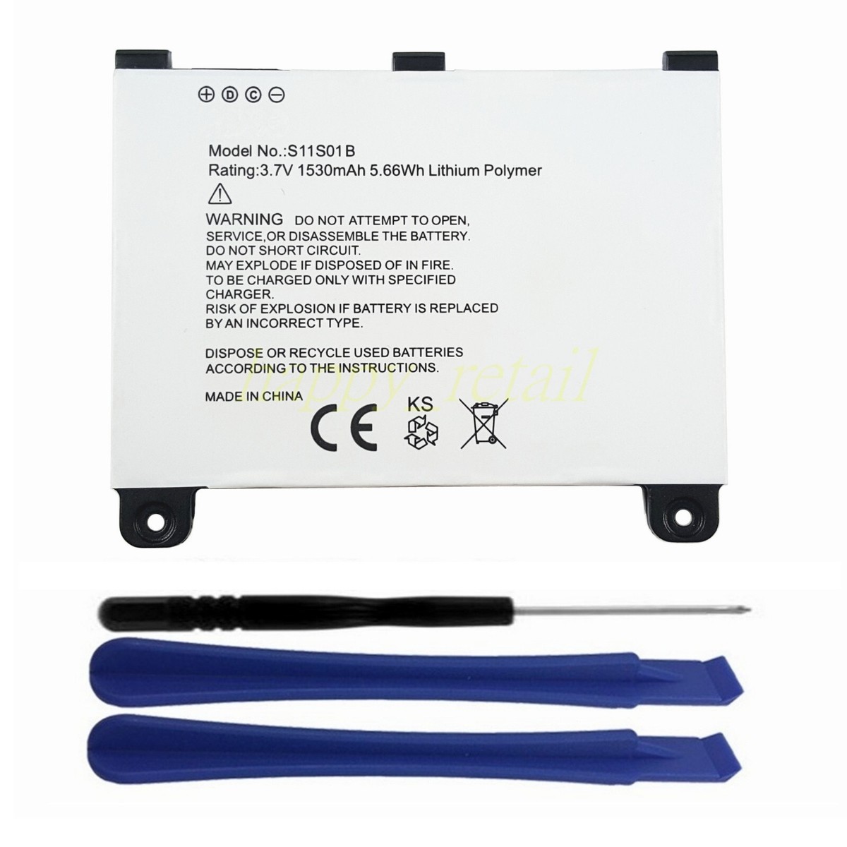 Battery For Amazon Kindle 4 5 6 D01100 E Book Polymer Rechargeable Replacement M