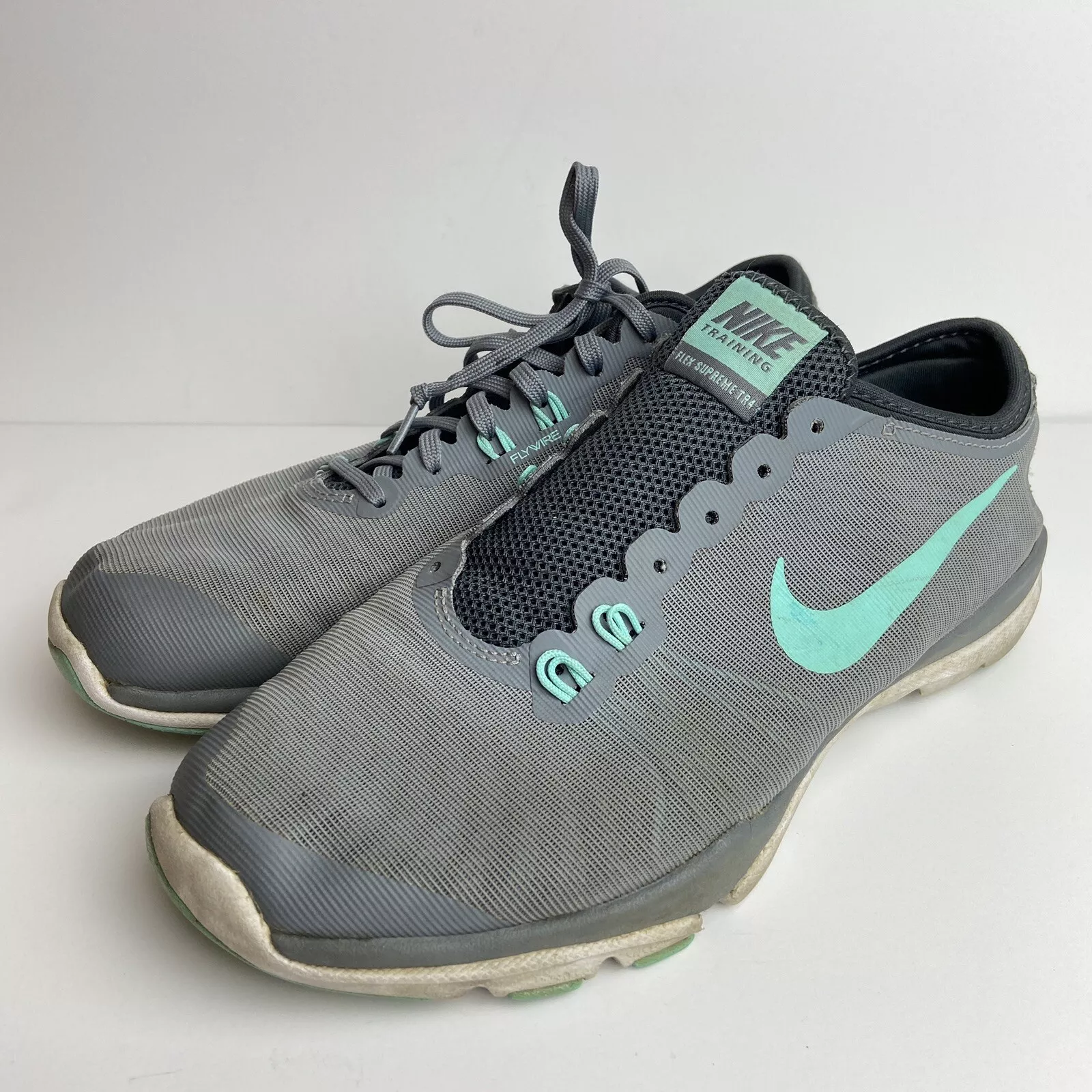 Chaussures de course d'entraînement Nike femme Flex Supreme Flywire TR4 gris aqua