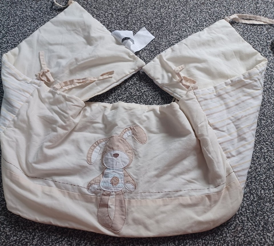 DUNELM MILL BABY NURSERY BLACKOUT CURTAINS / COT SIDE / HOLDER