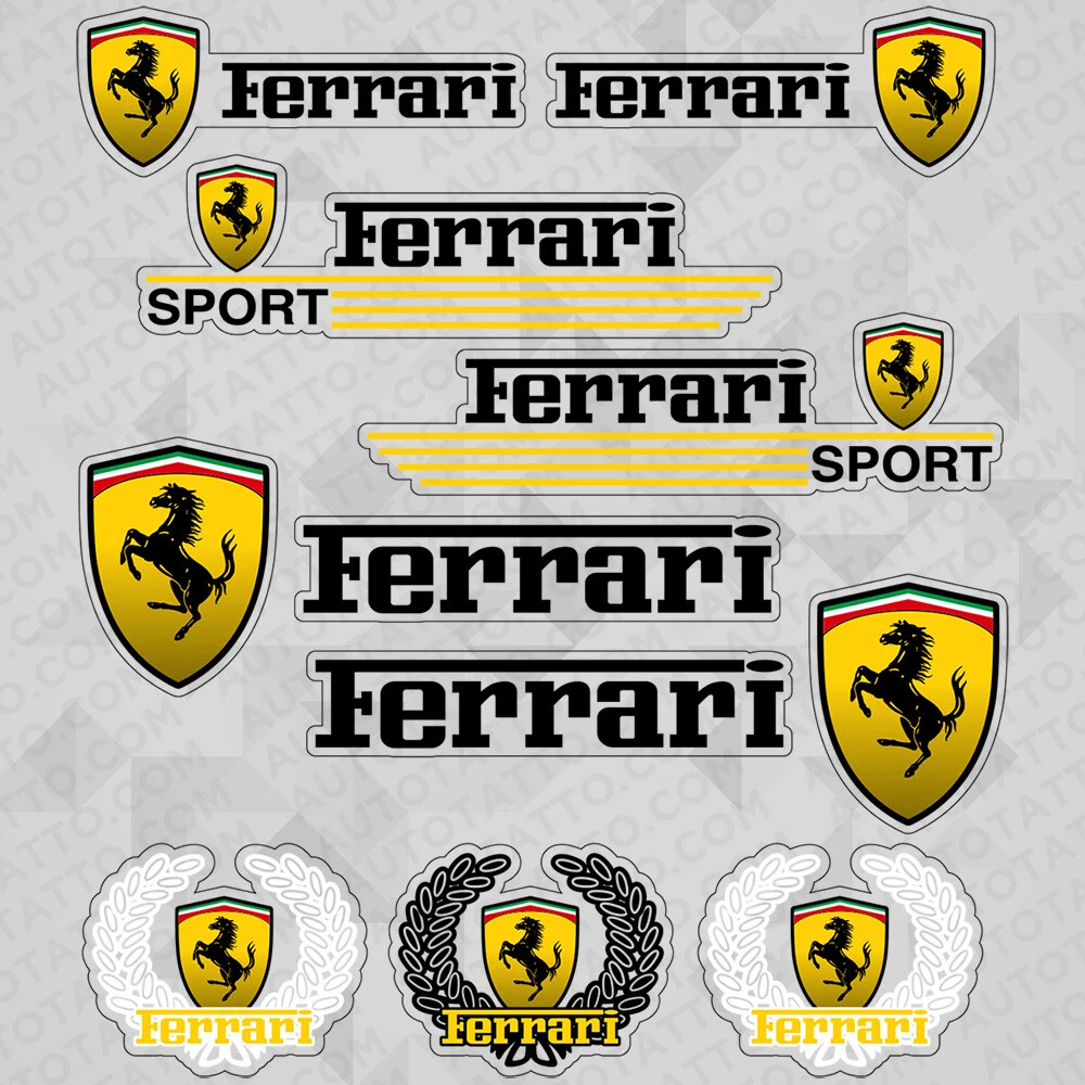 Ferrari Racing Logo Sign Ferrari Car Logo