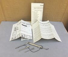 H M Art Needles Jacksonville Illinois Lot 4  Handle Instructions Craft Vintage