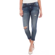 KUT FROM THE KLOTH Donna Ankle Skinny Distressed Denim Jeans Sz. 2