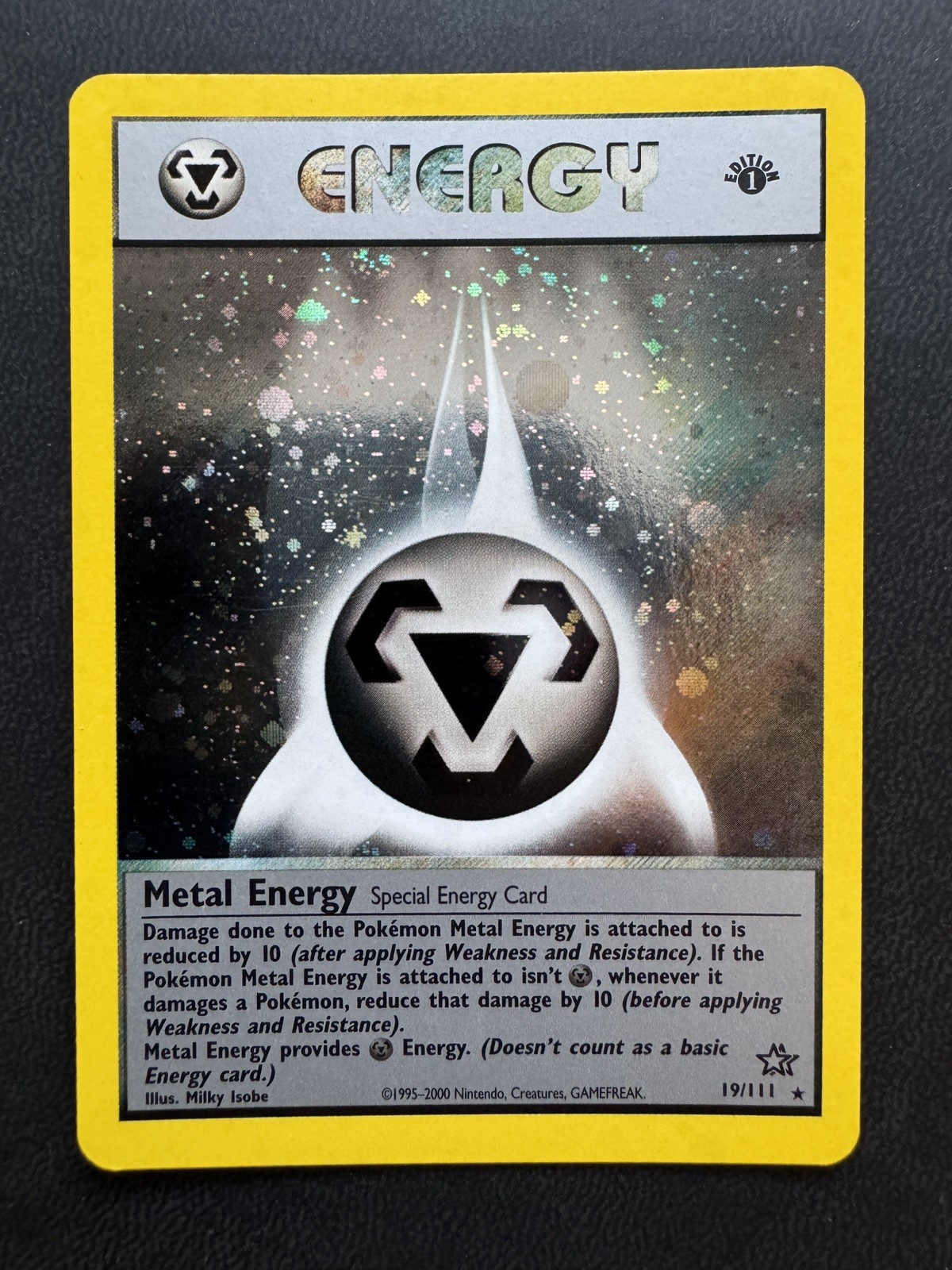 Metal Energy 19/111 1st Edition - Neo Genesis Holo Pokemon TCG Card